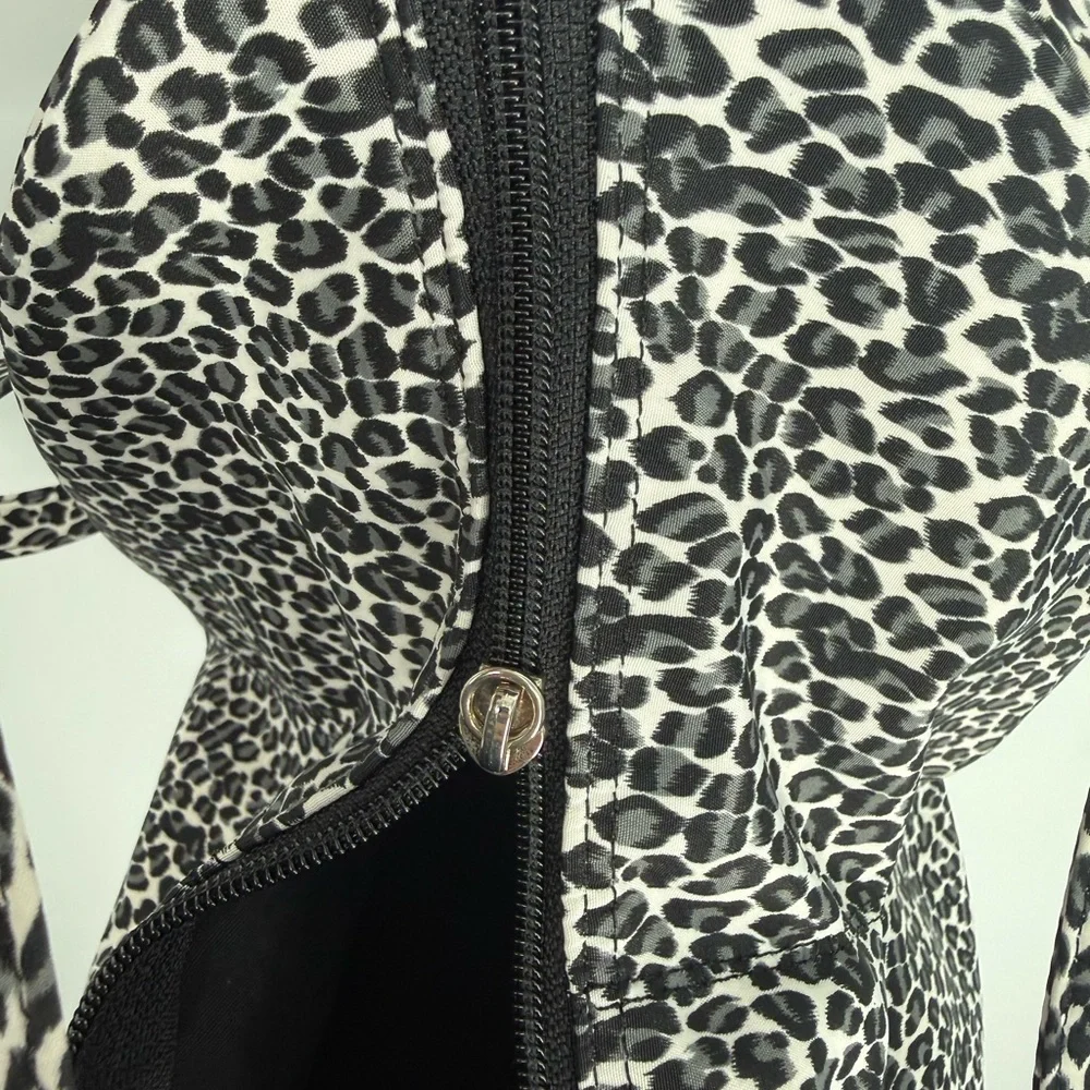 Kate Spade New York Leopard Print Mini Backpack Nylon - Picture 5 of 5
